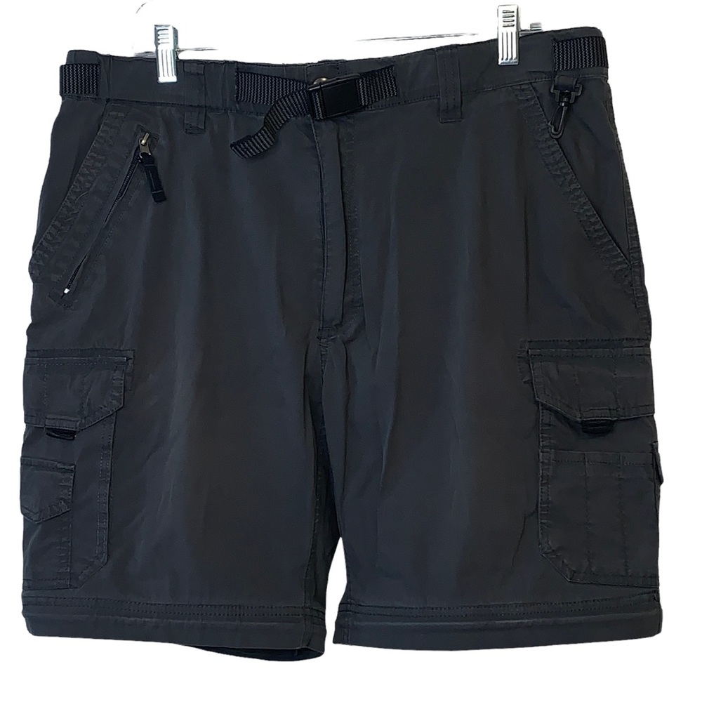 BC Clothing Gray Cargo Shorts Size L
